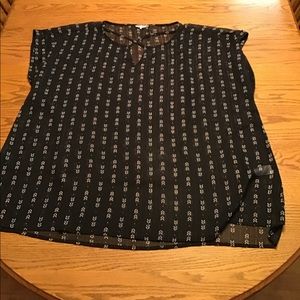 Maurice’s Black. dress Shirt